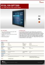 10.4" IP69K Stainless PCAP Chassis Display R10L100SPT269 