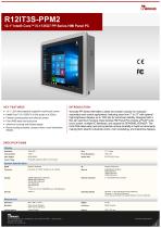 12.1" Intel® Core™ i5-1135G7 PP Series HMI Panel PC R12IT3S-PPM2