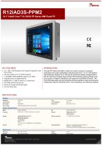 12.1" Intel® Core™ i5-1235U PP Series HMI Panel PC R12IAD3S-PPM2
