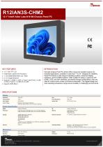 12.1" Intel® Twin Lake N150 Chassis Panel PC R12IAN3S-CHM2
