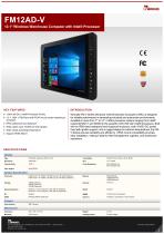 12.1" Windows Warehouse Computer with Intel® Processor FM12AD-V
