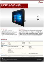 15" Intel® Core™ i5-1135G7 Standalone Panel PC HMI R15IT3S-GCC3(HB)