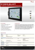 15" Intel® Core™ i5-8265U Defence Console Rack Panel PC R15IW3S-MLA3FP