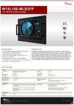 15.6" 4K2K UHD Defence Display W15L100-MLB3FP