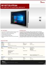 15.6" Intel® Core™ i5-1135G PP Series HMI Panel PC W15IT3S-PPA4