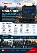 15.6” Intel® Core™ i5-1235U Rugged Ground Control Station Suitcase G156AD-SUIT