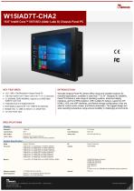 15.6" Intel® Core™ i9/i7/i5/i3 (Alder Lake S) Chassis Panel PC W15IAD7T-CHA2