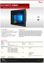 17" Intel® Core™ i9/i7/i5/i3 (Alder Lake S) Panel Mount Panel PC R17IAD7T-PMM1