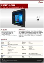 19" Intel® Core™ i5-1135G7 Panel Mount Panel PC R19IT3S-PMA1