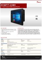 19" Intel® Pentium® N4200 Chassis Panel PC R19IP7T-CHM1