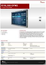 19” Open Frame Display R19L300-OFM2