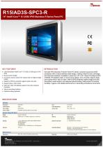 21.5" Intel® Core™ i5-1135G7 IP65 Stainless R Series Panel PC W22IT3S-SPA3-R