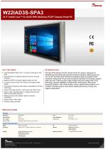21.5" Intel® Core™ i5-1235U IP65 Stainless PCAP Chassis Panel PC W22IAD3S-SPA3