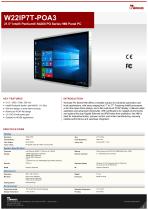 21.5" Intel® Pentium® N4200 PO Series HMI Panel PC W22IP7T-POA3