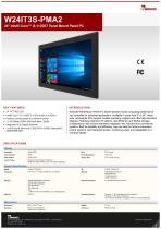 24" Intel® Core™ i5-1135G7 Panel Mount Panel PC W24IT3S-PMA2