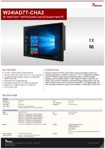 24" Intel® Core™ i9/i7/i5/i3 (Alder Lake S) Chassis Panel PC W24IAD7T-CHA2