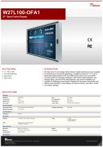 27” Open Frame Display W27L100-OFA1