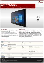 32" Intel® Core™ i5-1135G7 (Tiger Lake UP3) PCAP Standalone HMI Panel PC W32IT7T-PCA3