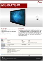 32" Multi-Touch Color Healthcare Display W32L100-PTA3-ME