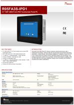 5.7" NXP i.MX6 Front IP65 Touchscreen Panel PC R05FA3S-IPD1