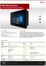 7" Intel® Celeron® N6211 E Series HMI Panel PC W07IE3S-EHO1
