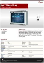 7” Open Frame Display W07T700-OFA4