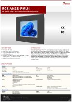 8.4" Intel® Alder Lake-N N150 Panel Mount Panel PC R08IAN3S-PMU1