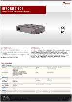Intel® Celeron® N2930 Fanless Box PC IB70SB7-101