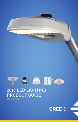 2016 LED LIGHTING  PRODUCT GUIDE