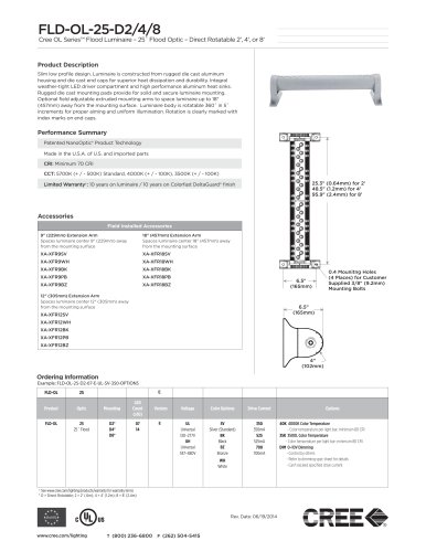 OL Series Accent/Flood - 25 Degree
