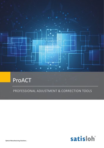 Precision Optics - ProACT Software Suite