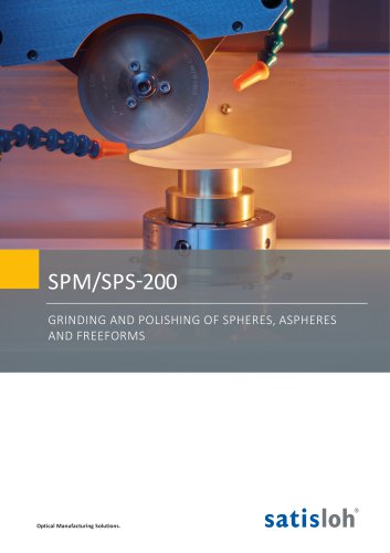 Precision Optics - SPM/SPS-200 Grinding & Polishing