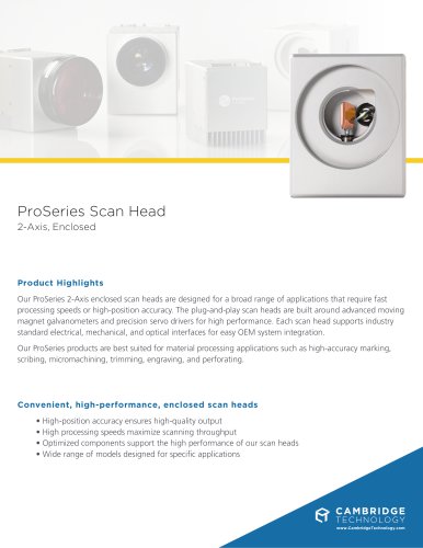 ProSeries Scan Head