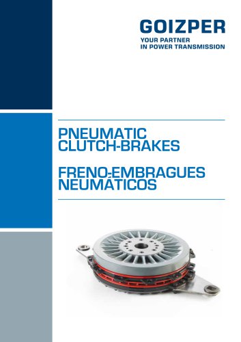 Pneumatic Clutches and Brakes Catalogue - Goizper Industrial