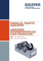 UIPE-UIP  Parallel Shaft Index Units Catalogue - Goizper Industrial