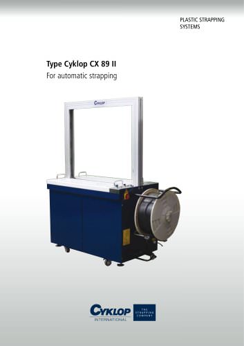 Type Cyklop CX 89 II For automatic strapping