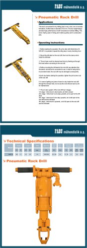 Pneumatic Rock Drill