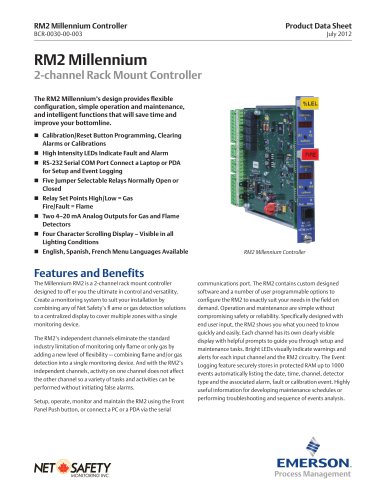 Millennium RM2 - 2-Channel Rack Mount Controller