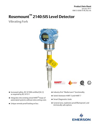 Rosemount™ 2140:SIS Level Detector