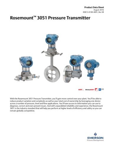 Rosemount™ 3051 Pressure Transmitter