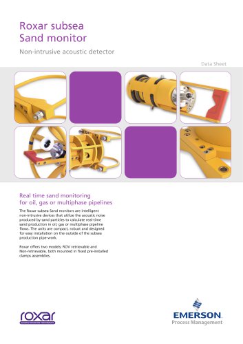 Roxar subsea Sand monitor