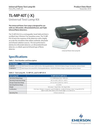 TL-MP-KIT-X Universal Flame Detector Test Lamp Kit