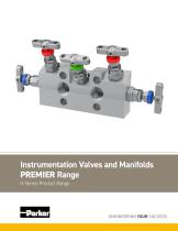 Instrumentation Valves and Manifolds Manifolds Title Here PREMIER Range