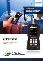 TEST EQUIPMENT FOR MAINTENANCE, SERVICE AND WORKPLACE SAFETY FROM GERMANY