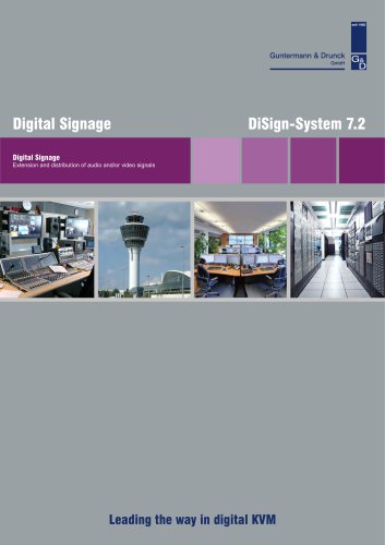 Digital Signage  DiSign-System 7.2