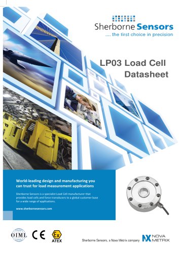 Sherborne Sensors LP03 Load Cell Datasheet