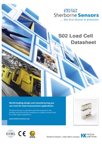 Sherborne Sensors S02 Load Cell Datasheet