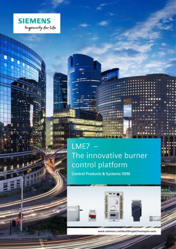 LME7 - The innovative burner control platform