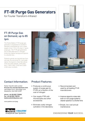 S3.2.012a - FT-IR 75-45_52_62 "FT-IR Purge Gas Generators for Fourier Transform-Infrared"