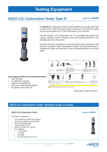 CO2 Carbonation Tester